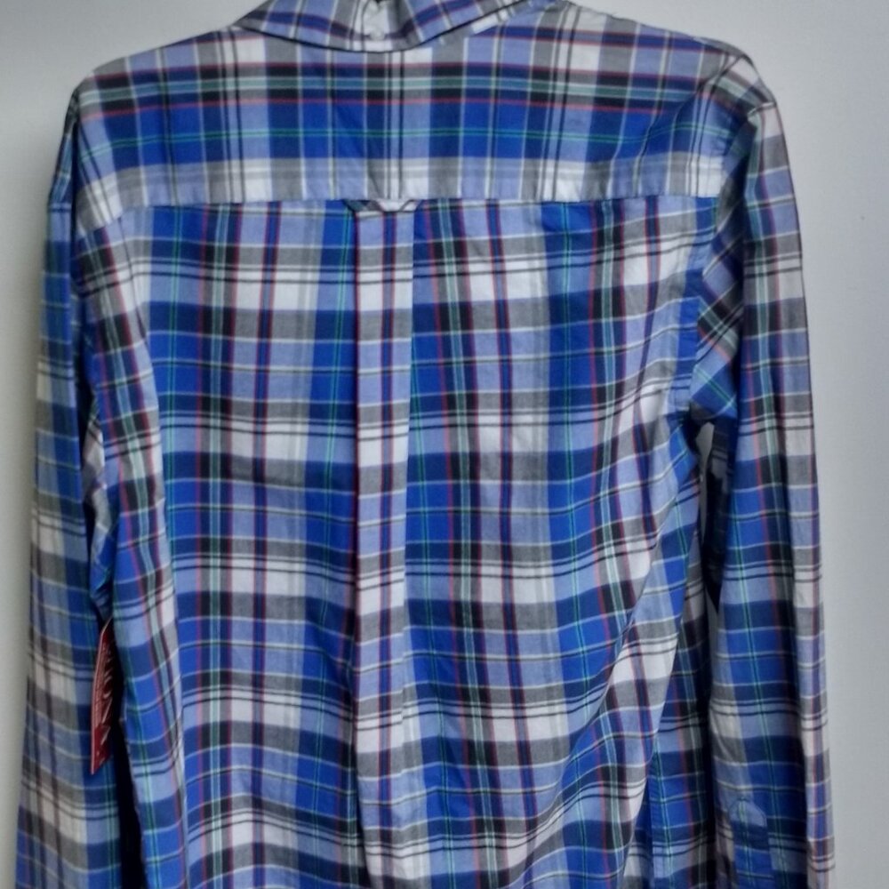 Men's Merona Long-Sleeved Medium Tailored Fit Shirt (21.5" PTP) - Picture 2 of 6